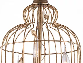 Подвесной светильник Arte Lamp Gabbia A1865SP-3BG