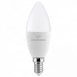 Лампа светодиодная LEDS POWER C37 E14 6Вт 4000K 006703