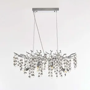 Подвесная люстра Arte Milano Веточка 230210.700.6.E14.H3 CB Clear-Smoky