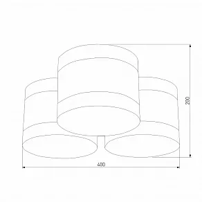 Накладной светильник TK Lighting Tago 853 Tago white