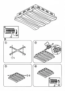 Потолочная люстра Globo Soca 67075