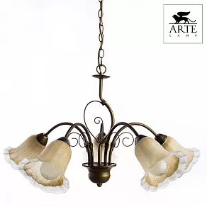 Подвесная люстра Arte Lamp Mormorio A9361LM-5BR