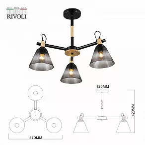 Люстра на штанге Rivoli Elmira Б0053431