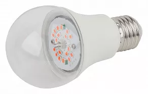 Лампа светодиодная Эра  E27 12Вт 1310K A60-12S 9W DR/B PPF1.4umol/J Filcker 10%