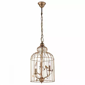 Подвесной светильник Arte Lamp Gabbia A1865SP-3BG