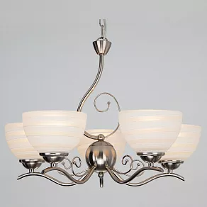 Подвесная люстра Eurosvet Lotta 30116/5 сатин-никель