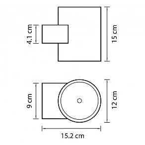 Накладной светильник Lightstar Paro LED 371572