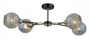Люстра на штанге ILLUMICO  IL0253-4CSQ-79 BK AB