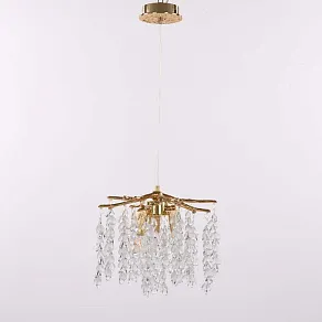 Подвесная люстра Arte Milano Веточка 230110.300.3.E14.H GD