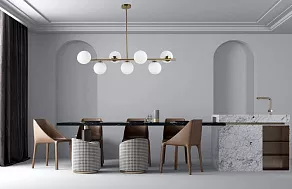 Люстра на штанге LUMINA DECO Fredica LDP 6030-7 MD