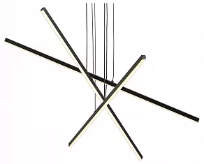 Подвесная люстра Natali Kovaltseva LED LAMPS 81103 LED LAMPS 81103/3C BLACK