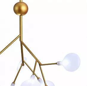 Подвесная люстра Natali Kovaltseva Grace GRACE 75124/6С GOLD SATIN