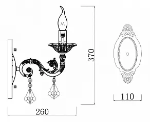 Бра Maytoni Bianco ARM216-01-W