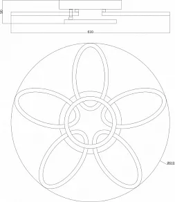 Потолочная люстра Moderli Velutte V1043-CL