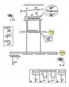Подвесная люстра Globo Tasha I 68009-5
