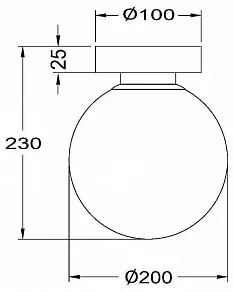 Накладной светильник Maytoni Basic form MOD321WL-01W1