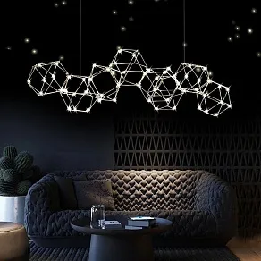 Подвесная люстра O-LUCE Bjork в линию без вставок 10964-2