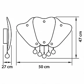 Накладной светильник Lightstar Lobo 804640