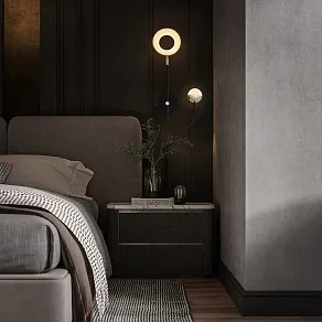 Бра Arte Milano Ferrara-73210 273299/1+1 BK/GD