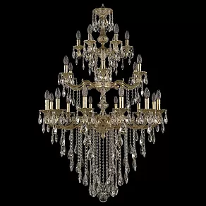 Подвесная люстра Bohemia Ivele Crystal 7214 72114/12+6+6/300/3d/B G