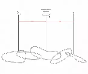 Подвесная люстра Kink Light Сена 07609-5A,33