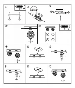Потолочная люстра Globo Sakeka 56864-4