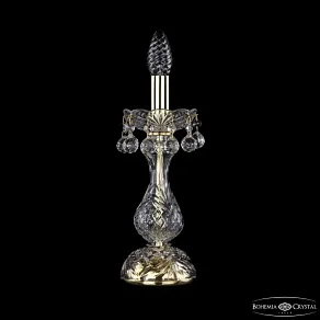 Настольная лампа декоративная Bohemia Ivele Crystal 1409 1409L/1-31 G