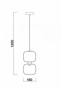Подвесной светильник Freya Lumen FR5215PL-01CH