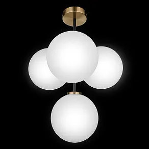 Люстра на штанге 33 идеи S32WH CHN800S.04.17ABL.ASB-S32WH