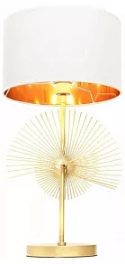 Настольная лампа декоративная LUMINA DECO Fonti LDT 5534 GD+WT