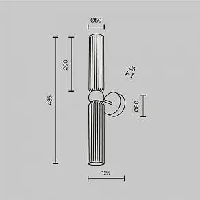 Бра Maytoni Antic MOD302WL-02CG1