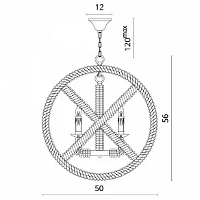 Подвесная люстра Divinare Marina 8103/01 SP-5