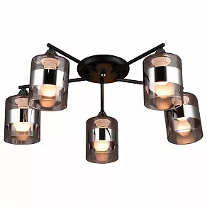 Потолочная люстра Imex 877 MD.0877-5-S BK+CH