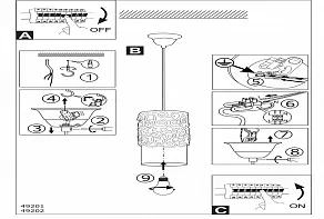 Подвесной светильник Eglo Cardigan 49202