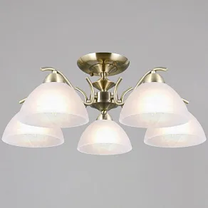 Люстра на штанге ILLUMICO  IL0905-5CSQ-26 AB ELITE
