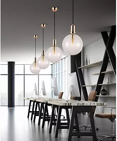 Подвесной светильник LUMINA DECO Dorito LDP 1212-250 TR+GD