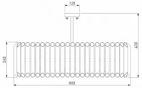 Светильник на штанге Bogate's Castellie a063406