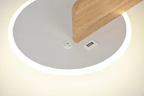 Накладной светильник с полкой Rivoli Anastasia Б0066439