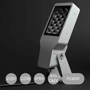 Прожектор INTILED RAY IMF20 цветной RGBA DMX 22Вт 220В