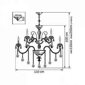 Подвесная люстра Osgona Lusso 788154