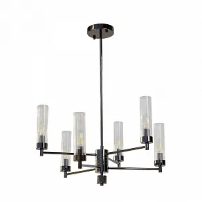 Люстра на штанге AM-Group INDIGO INDIGO SP6 PEARL BLACK