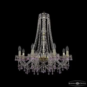 Подвесная люстра Bohemia Ivele Crystal 1410 1410/8/240/h-74 G V7010