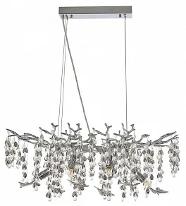 Подвесная люстра Arte Milano Веточка 230210.700.6.E14.H3 CB Clear-Smoky BUT-Smoky