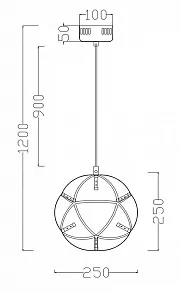 Подвесной светильник Freya Amber FR5099PL-L6CH