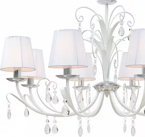 Подвесная люстра Arte Lamp Romana Snow A1743LM-8WH