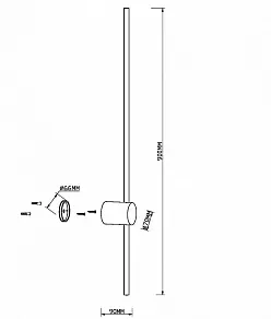 Бра Maytoni Light stick MOD237WL-L11B3K