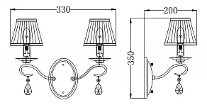 Бра Maytoni Brionia ARM172-02-G