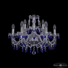 Подвесная люстра Bohemia Ivele Crystal 1410 1410/6+3/195 Ni V3001
