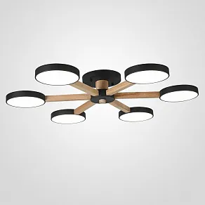 Люстра на штанге Imperiumloft TURNA Black TURNA01