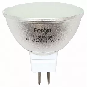 Лампа светодиодная Feron LB-126 GU5.3 7Вт 2700K 25292